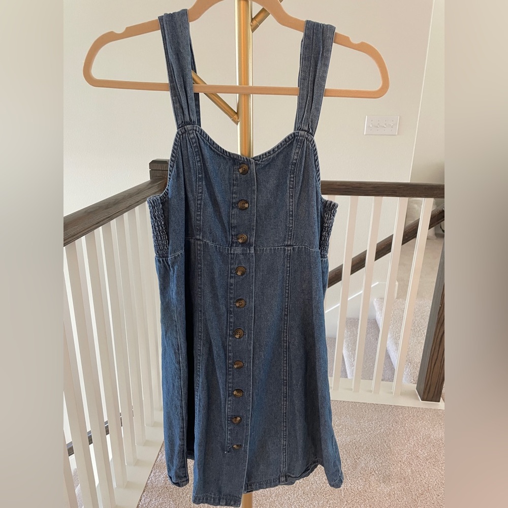 American Eagle | Denim Midi Dress | Size S